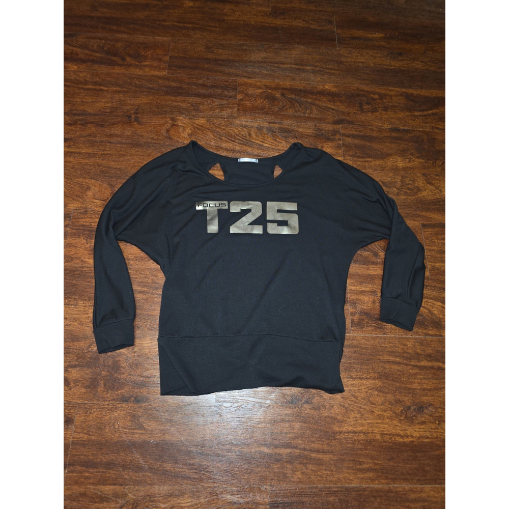 Black Focus T25 Beachbody shirt size medium